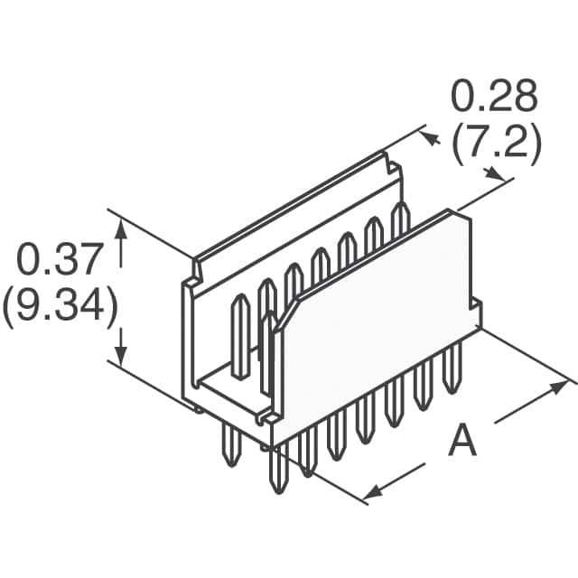 76385-307LF Amphenol ICC (FCI)  Embases à broches mâles